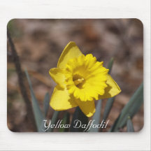 Daffodil amarelo mousepad