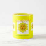 Daffodil ensolarado - caneca de dois tons #2 (amar