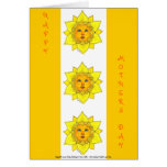 Daffodil ensolarado - cartão (dia das mães)