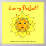Daffodil ensolarado - poster
