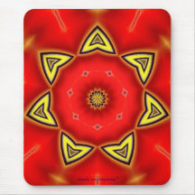 Daffodil vermelho Mousepad