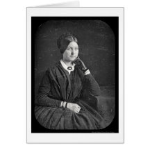 Daguerreotype 1846 do padeiro de Anna Cartão