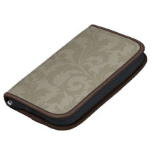 Damasco antigo decorativo barroco Brown Agenda