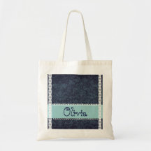 Damasco do Grunge Bolsa De Lona