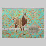 Damasco Placemat do amor do lama jogos americanos da american mojo