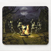 Dança de esqueleto mousepads