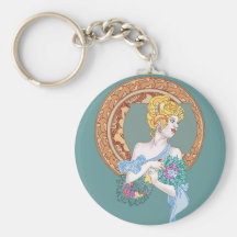 Dança de fã alegre do Minuet/fanático Chaveiros