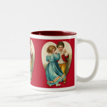 Dança do menino e da menina caneca