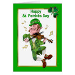 Dança Leprechauun Cartão