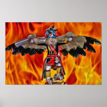 dançando com fogo, canvas poster