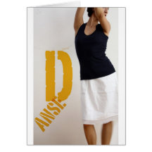 Danse: dança cartao