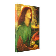 ~ Dante Gabriel Rossetti de Beata Beatrix Impressão De Canvas Esticadas