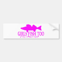 DAS MENINAS DOS PEIXES WALLEYE DEMASIADO ADESIVO