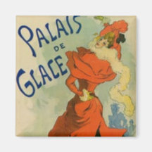 De "ímã Palais de Glace" do vintage Imas De Geladeira