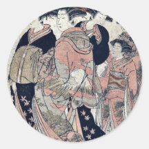 De quem capas no ya de Daimonji por Isoda, Koryusa Adesivos Redondos