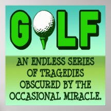 DEFINIÇÃO DO IMPRESSÃO DO POSTER DO GOLFE