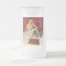 Deixa o jogo um jogo - menina retro do Pinup Caneca