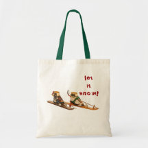 deixais lhe para nevar! bolsa