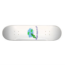 Deixe-nos ir mergulho do comedor de rãs skates personalizados