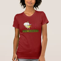 Deixe seu brilho claro no t-shirt do mundo