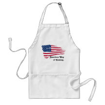 Delantal Bandera USA - American Way of Cooking