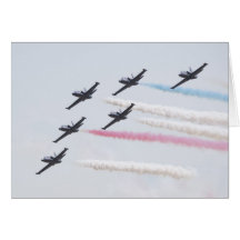 Demonstração aérea cartao