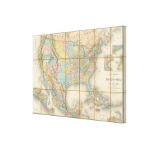 DES Etats de Generale do carte Impressão De Canvas Envolvida
