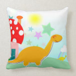 Descanso bonito da casa do dinossauro & do cogumel travesseiros de decoração