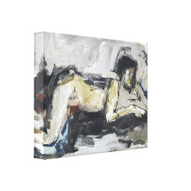 Desenho/pintura abstratos figurativos modernos impressão em canvas