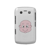 Desenhos animados de um bebê bonito, sorrindo capa blackberry Case-Mate