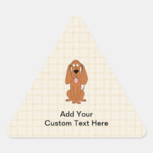Desenhos animados do cão de Brown. Hound. Adesivos