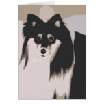 desenhos animados do cão do lupe cartao