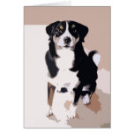 desenhos animados do cão mimi cartões