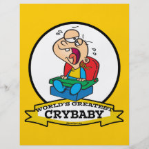 DESENHOS ANIMADOS DO CRYBABY DOS MUNDOS OS GRANDES PANFLETOS PERSONALIZADO