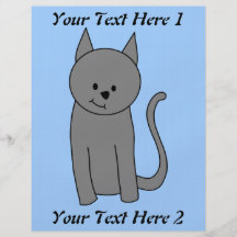 Desenhos animados do gato das cinzas fumarentos panfleto