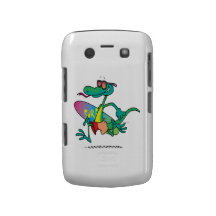 desenhos animados engraçados bonitos do lagarto da capa blackberry