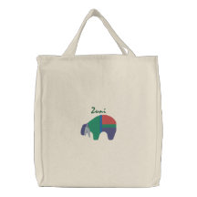 Design 2 do símbolo do nativo americano do urso de bolsas de lona