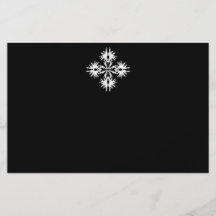 Design abstrato no branco panfletos personalizados