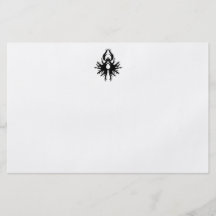 Design abstrato no preto panfleto personalizados