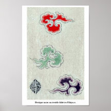 Design agora nos tecidos de matéria têxtil Ukiyo-e Posters