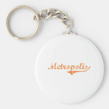 Design clássico de Illinois da metrópole Chaveiros
