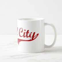 Design clássico de South Dakota da cidade rápida Canecas