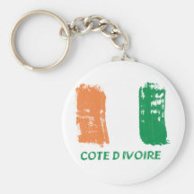 Design da bandeira de Cote d'Ivore Chaveiros
