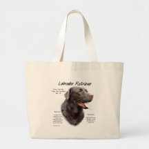 Design da história de labrador retriever (chocolat bolsa