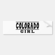 Design da menina de Colorado Adesivos