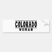 Design da mulher de Colorado Adesivos