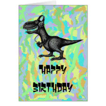 Design de cartão engraçado do feliz aniversario do