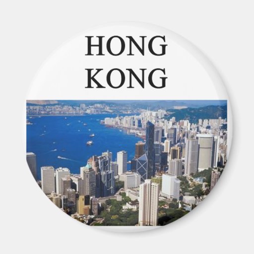 design de Hong Kong Imãs De Refrigerador