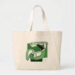 Design de Knotwork do céltico - coelho verde Bolsas Para Compras