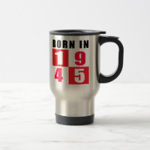 Design do aniversário do nascer em 1945 caneca